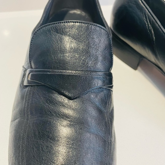 Bally of Switzerland vintage black leather loafers main image 9